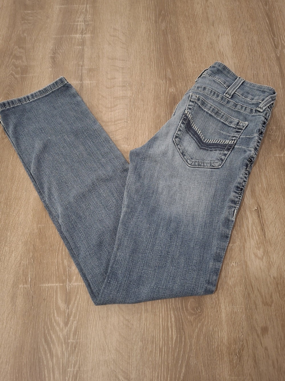 Ariat R.E.A.L. Women's Cameryn Perfect Rise Straight Jeans 28R Sunstruck *910*